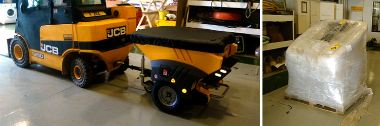The Turbocast&trade; 800 arrives safely in the Falkland Islands