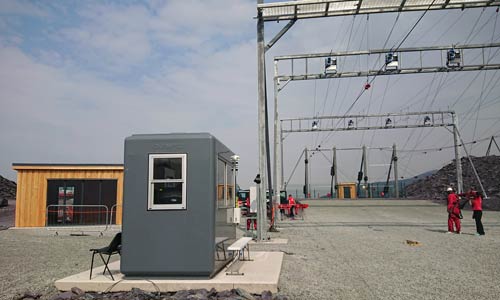 Glasdon GRP Kiosk at Velocity Zip World