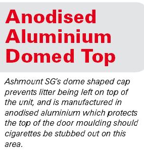What is this? Ashmount SG anodised aluminium dome top