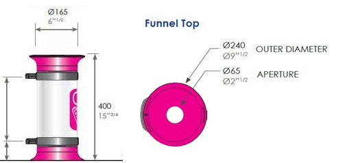 C-Thru 5 10 15 product dimension diagram