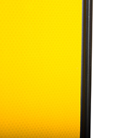 What is this? Durapol bollard body with recessed reflector areas