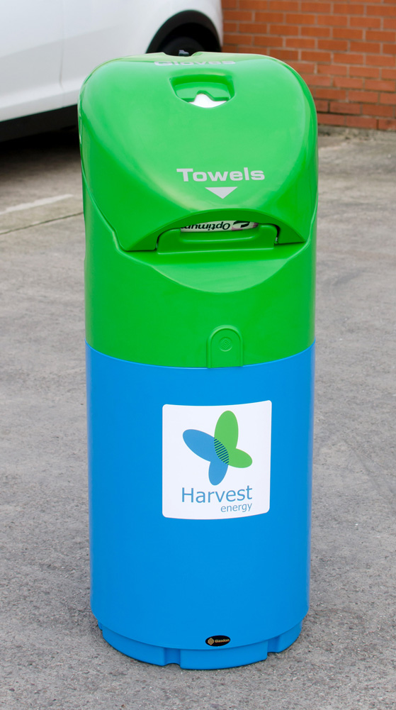 Personalised Auto-Mate&trade; Petrol Forecourt Bin with front graphic