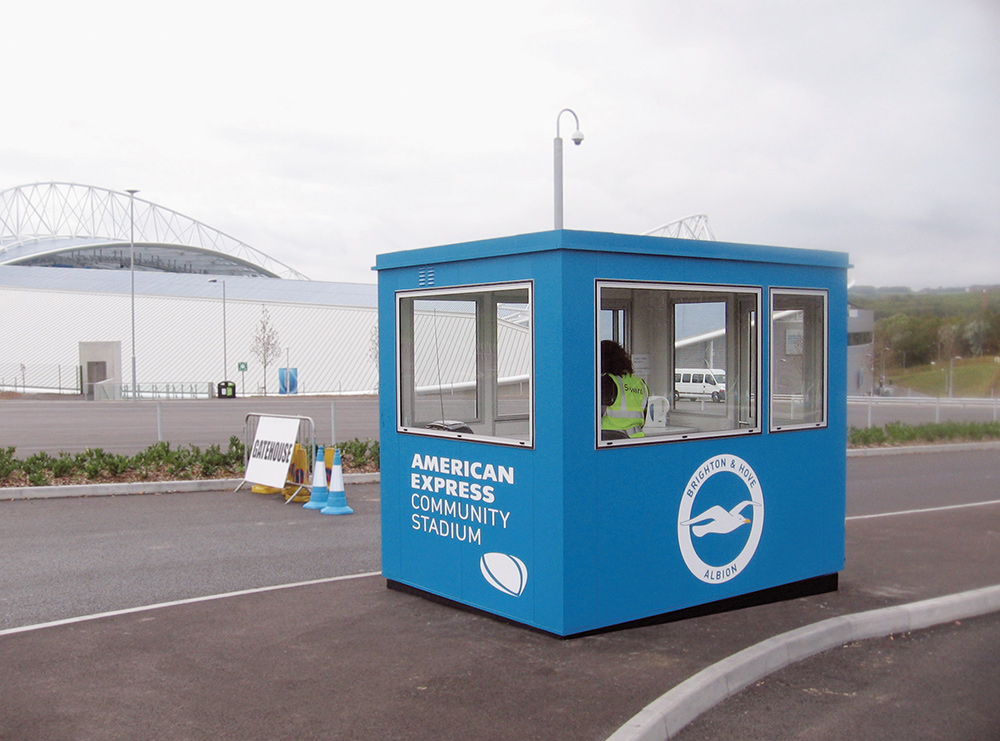 Boxer&trade; Plastic Coated Steel Buildings with personalised front and side graphics