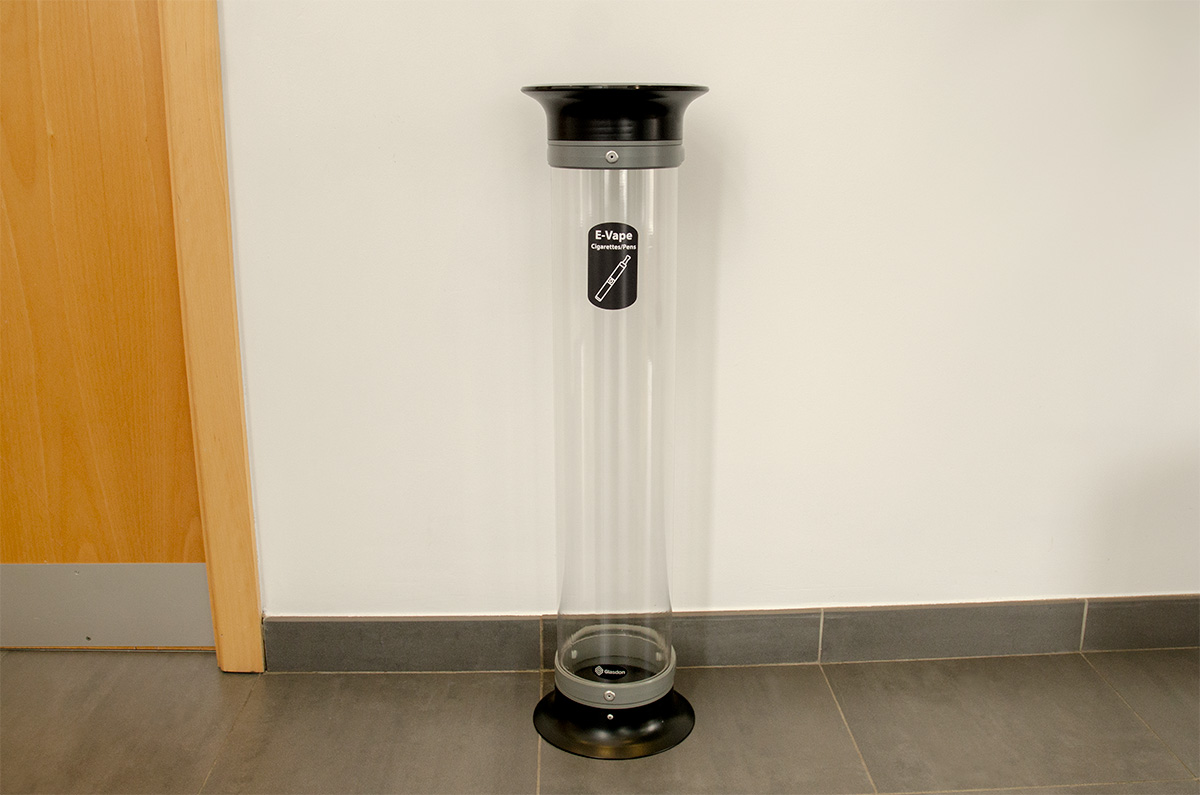 C-Thru&trade; 15L Recycling Bin with personalised front graphic 