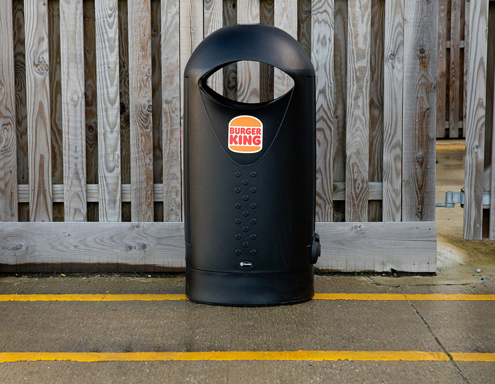 Elipsa&trade; Litter Bin with personalised front graphic