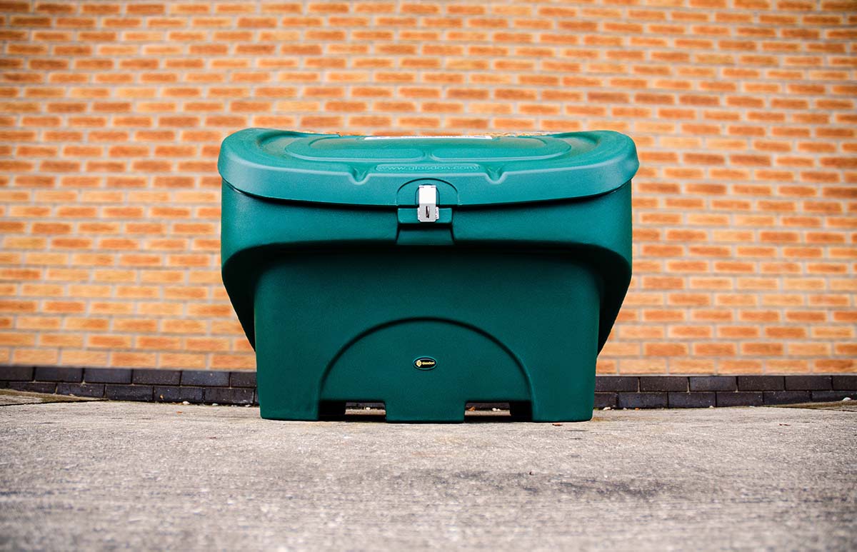 Nestor&trade; 400 Grit Bin with personalised front graphic