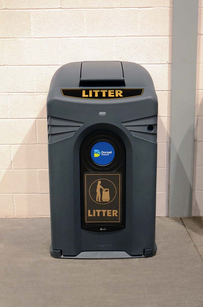 Nexus&reg; City 240 Litter Housing with personalised front graphic