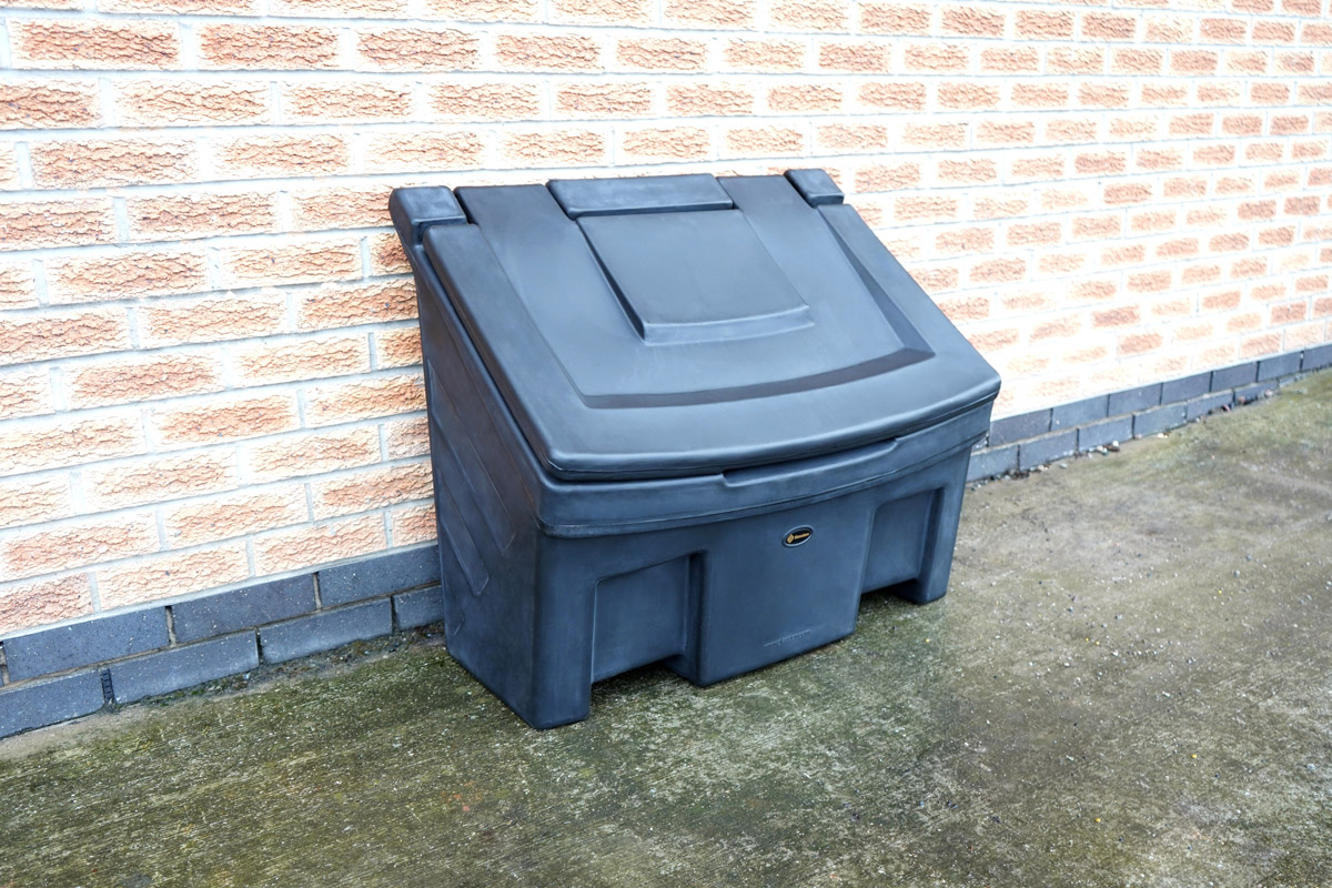 Slimline&trade; Grit Bin in Grey