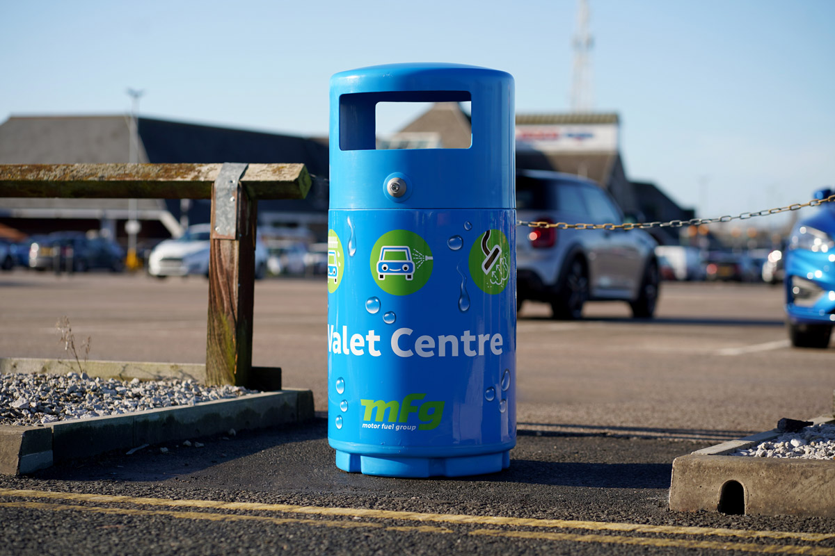 Super Guppy&trade; Litter Bin with personalised graphics wrap