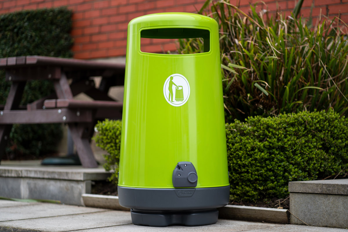 Topsy 2000&trade; Litter Bin with personalised body colour