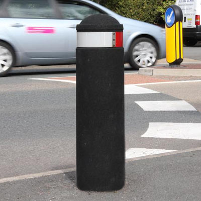 Buffer&trade; Bollard Made from 98% Recycled Rubber
