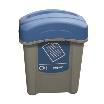 Eco Nexus&reg; 60 Paper Recycling Bin & Express Shipping