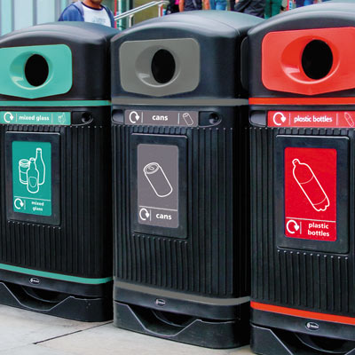 Glasdon Jubilee&trade; 110 Can Recycling Bin