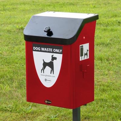 Metal Fido 35&trade; Dog Waste Bin
