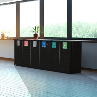 Origin&reg; Infinity Hexa 420 Litre Recycling Station 6 Waste Streams