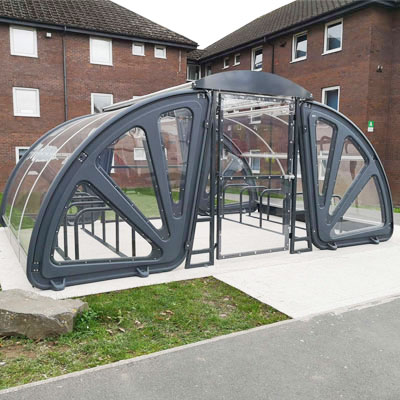 Aero&trade; Corral Cycle Compound Secure Enclosure for up to 20 Bicycles