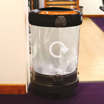 C-Thru&trade; 180 Crisp Packet Recycling Bin