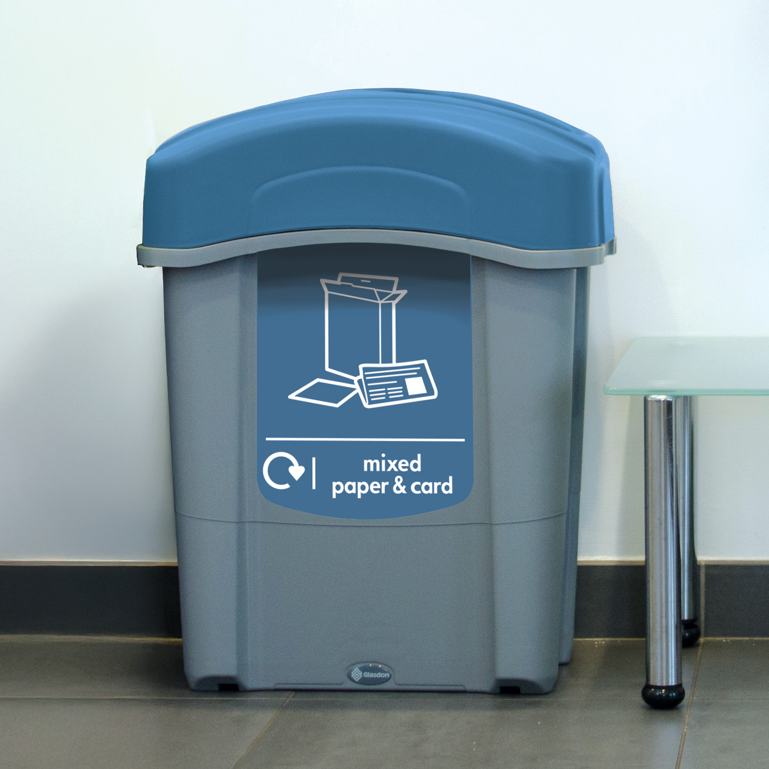 Eco Nexus&reg; 60 Mixed Paper & Card Recycling Bin