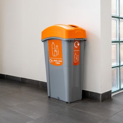 Eco Nexus&reg; 85 Plastic, Metal & Glass Recycling Bin