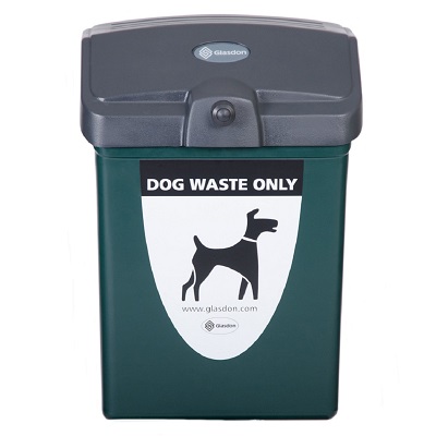 Fido 25&trade; Litre Dog Waste Bin & Express Delivery Poppy Red or Deep Green