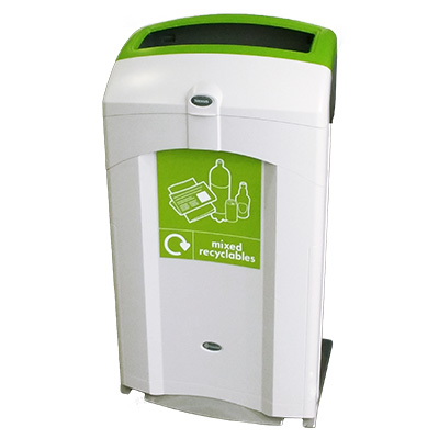 Nexus&reg; 100 Mixed Recyclables Recycling Bin & Express Delivery