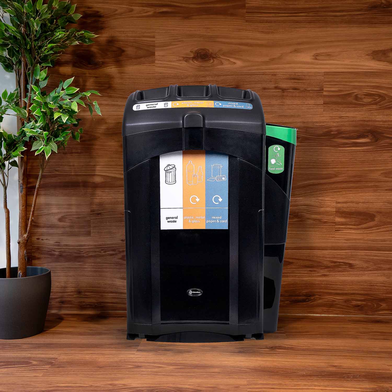 Nexus&reg; 100 Quad Recycling Bin