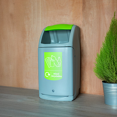 Nexus&reg; 140 Mixed Recyclables Recycling Bin