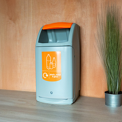 Nexus&reg; 140 Plastic, Metal & Glass Bin
