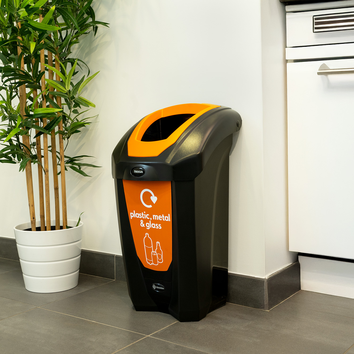 Nexus&reg; 30 Plastic, Metal & Glass Recycling Bin