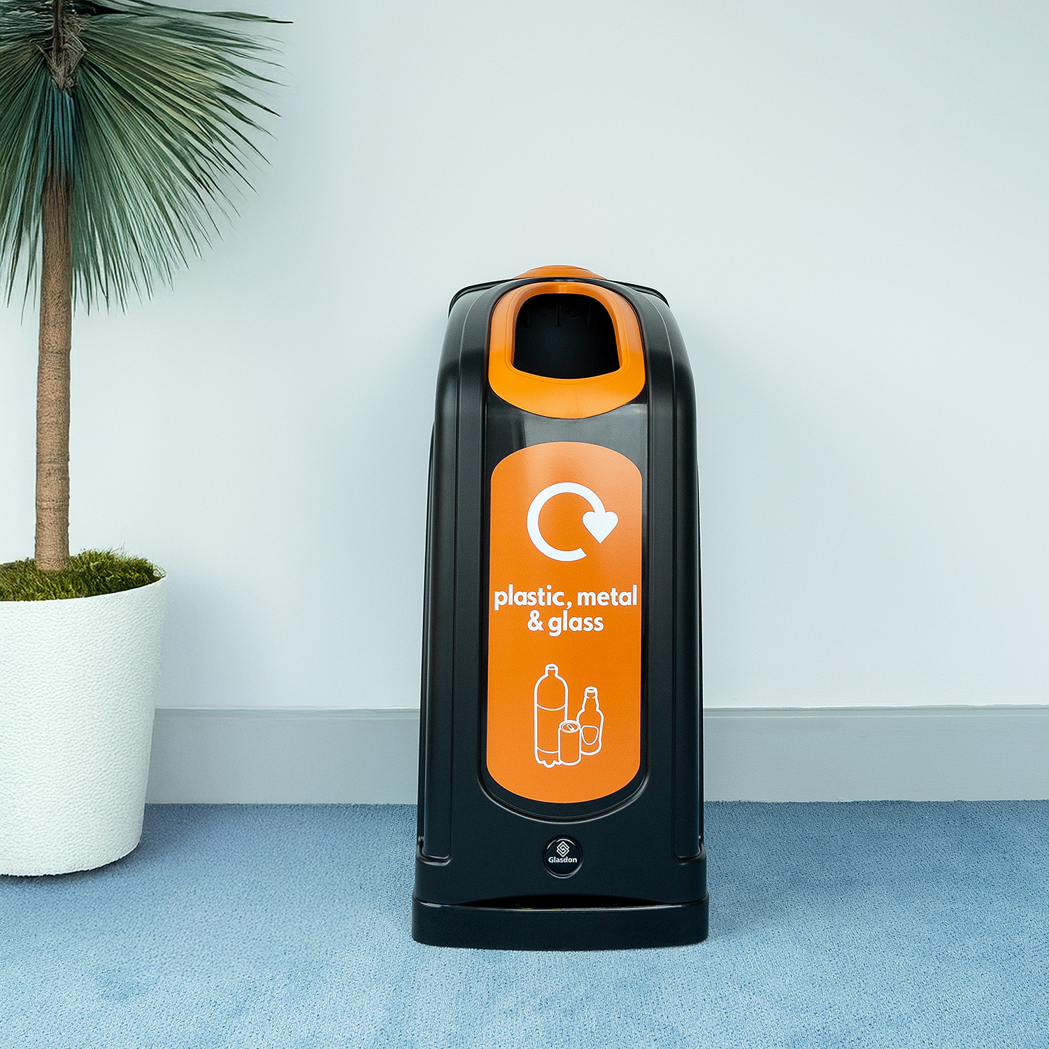 Nexus&reg; 50 Plastic, Metal & Glass Recycling Bin
