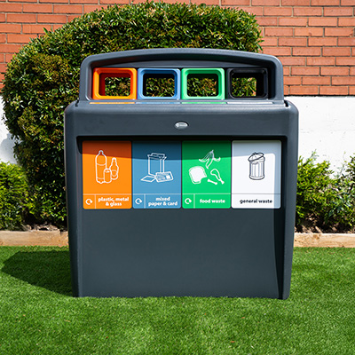 Nexus&reg; Evolution City Quad Recycling Bin