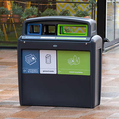 Nexus&reg; Evolution City Trio Recycling Bin