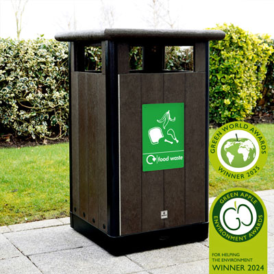Origin&reg; Horizon 110 Food Waste Recycling Bin Made from Recycled Materials