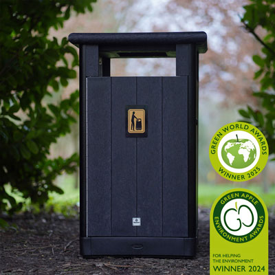 Origin&reg; Horizon 110 Litter Bin Made from Recycled Materials