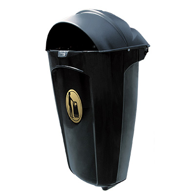 Super Trimline 50&trade; HSL Litter Bin & Express Delivery With Gold Bin-it Sticker, Wall Fixing & Sack Retention