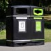 Glasdon Jubilee&trade; Duo 220 Litter/Recycling Bin
