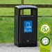 Origin&reg; Curve 110 Mixed Paper & Card Recycling Bin