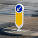 Rebound Signmaster&trade; Ultra Compact Bollard