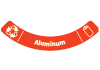 Red Aluminum Decal