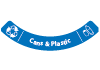 Blue Cans and Plastic Bottles Recycling Decal