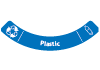 Plastic Decal - Blue