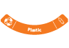 Plastic Decal - Orange