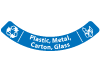 Plastic, Metal, Carton and Glass Decal