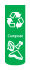 Small Compost Decal