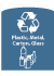 Plastic, Metal, Carton and Glass Decal