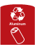Red Aluminum Decal