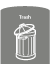 Gray Trash Decal