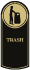 Front Door Gold Decal