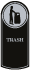 Front Door Silver Decal