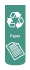 Small Green Paper Decal